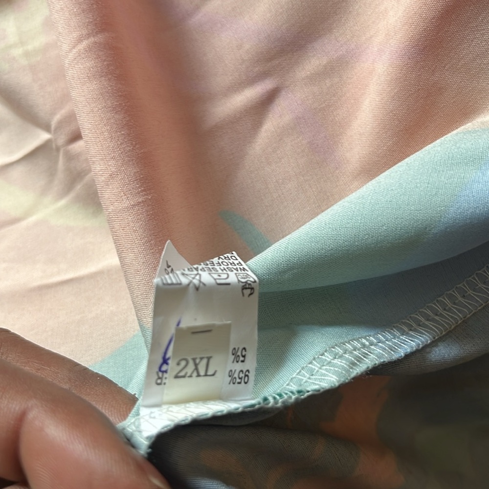 Colorful button up blouse - Picture 4 of 4